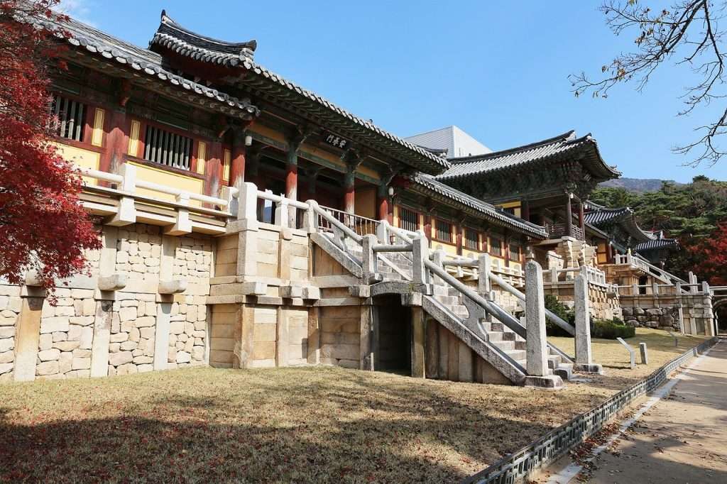 bulguksa temple, racing, republic of korea